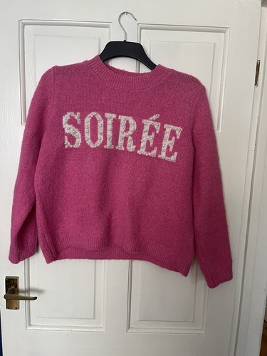 Pink jumper with soirée - pink,