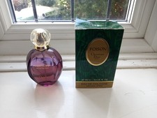 100 Ml Bottle Of Poison Perfume By Christian Dior, Approx 2/3 Fulll. With Box