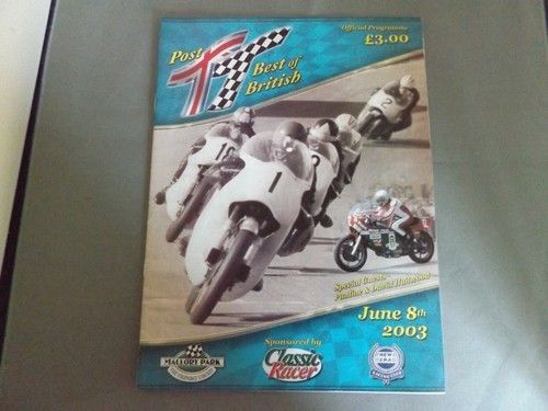 2003 mallory park programme - 2003,