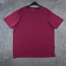 Rohan T Shirt Mens XL Burgundy Element T Short Sleeve Outdoor Walking DryKnit