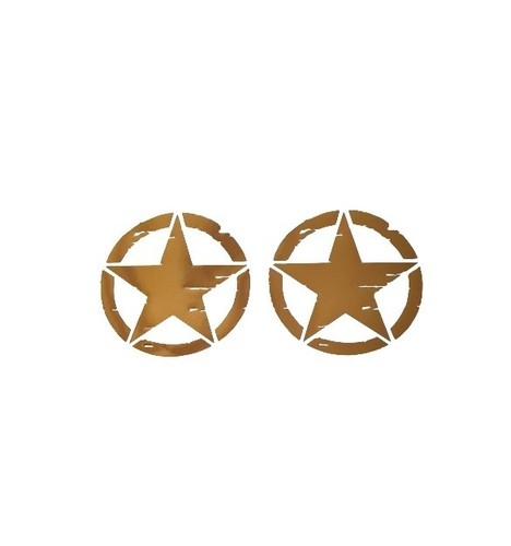 Military distressed star - x,