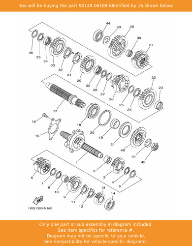 Yamaha screw 90149 06189 oem - screw,,