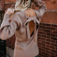 Women Knit Jumper Sweater Top