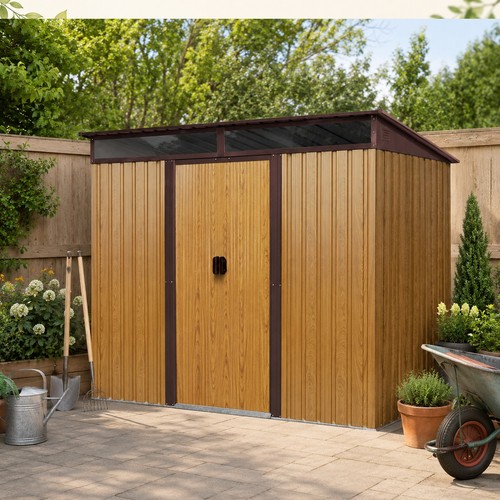 8x6 metal storage shed - 8x6,