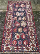Antique caucasian kazak rug - antique,