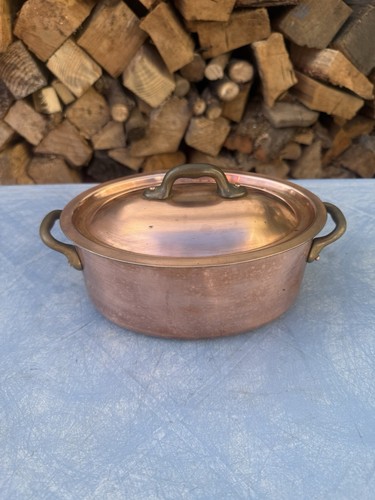 Vintage french copper tin - french,
