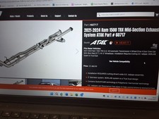 Borla Ram 1500 pick up 2021 to