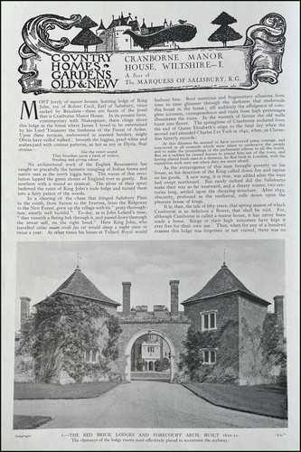 Cranborne manor house - cranborne,