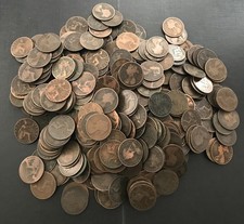 Bulk Lot of 100x Queen Victoria Young Head & Veiled Head Bronze Half Pennies