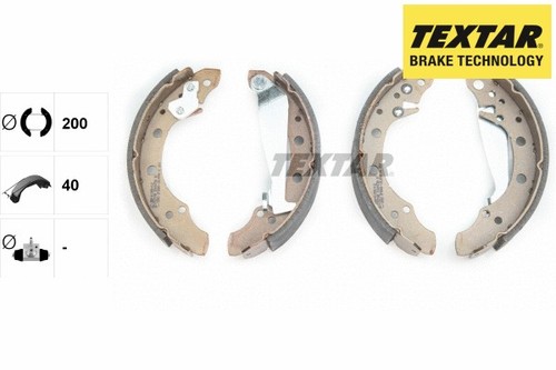 Rear brake shoe set - brake, 91044700