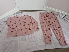 Ladies M&S Hearted Pyjama Set