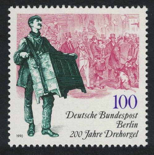 Berlin music barrel organ 1990 - berlin,