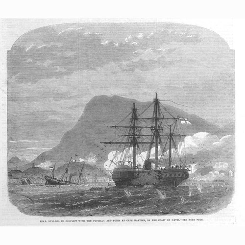 Haiti hms bulldog - bulldog, attacking
