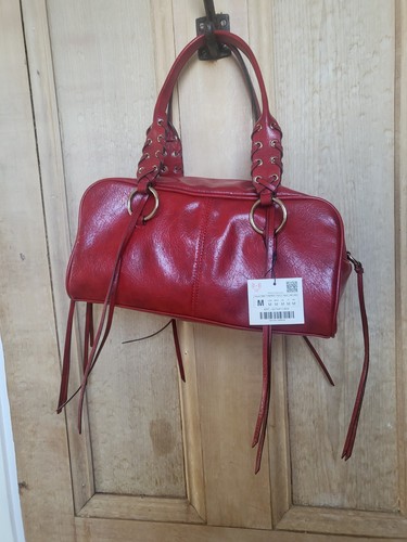 Zara red crackled - red, effect