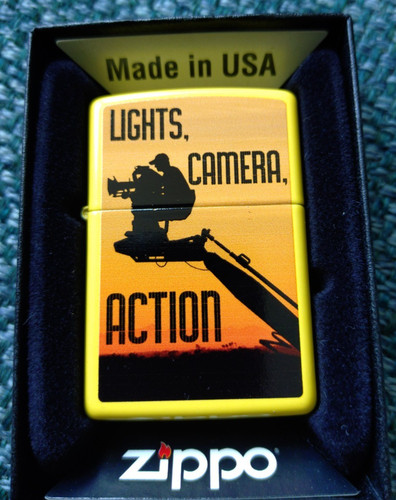 Lights camera action zippo - action,