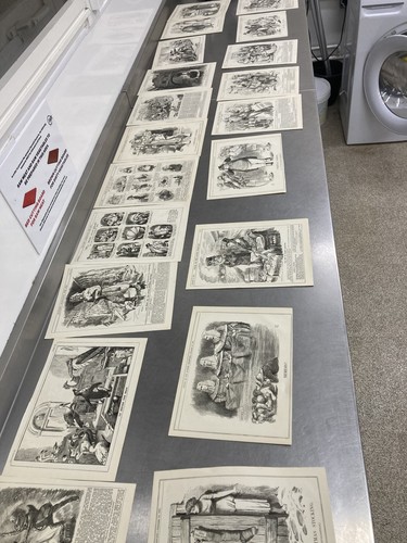 Job lot 1880s cartoon - lot,