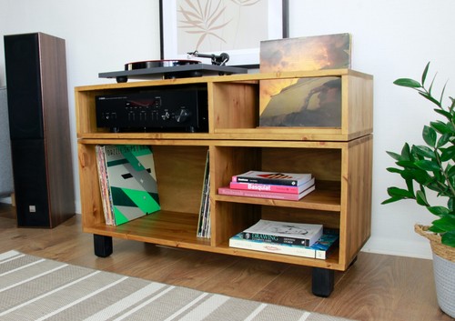 Handmade solid wood record - handmade,
