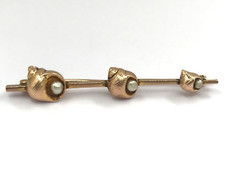 Antique 9ct gold seashell