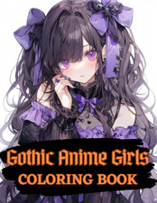 Gothic Anime Girls Coloring