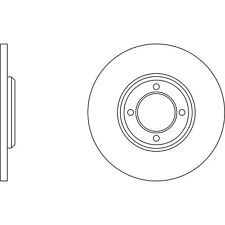 Apec Blue Brake Disc - Front