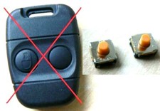 2 MICRO SWITCHES FOR LAND ROVER MG 100 200 400 25 LUCAS REMOTE KEY FOB REPAIR