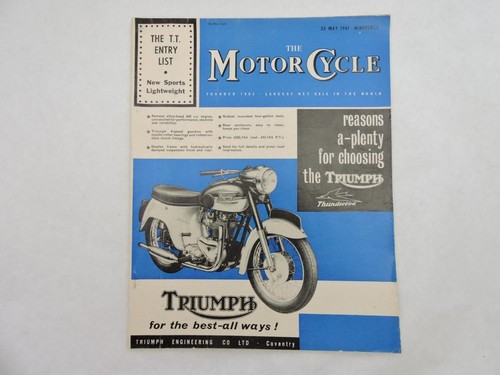 May 1961 motor - 25,