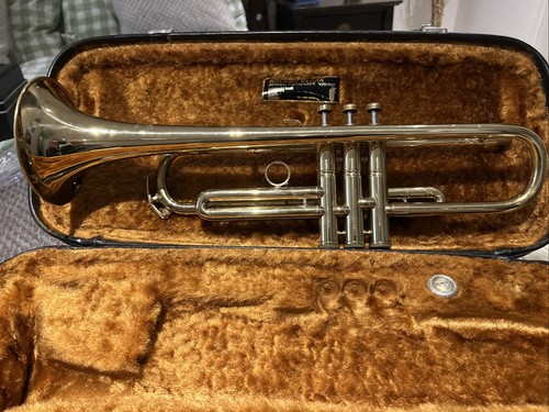 Gold boosey hawkes trumpet - hawkes,