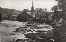 (3) Postcard View From Wales Llangollen The River Dee