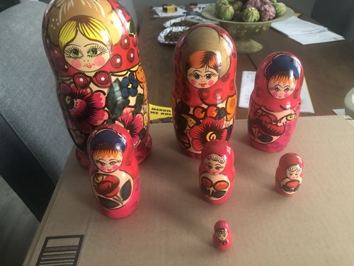 Large russian nesting dolls - russian,