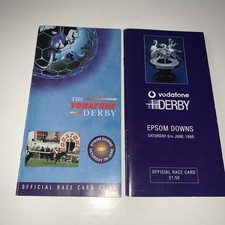 2xEpsom Derby Racecards 1997 and 1998 Benny The Dip and High Rise.