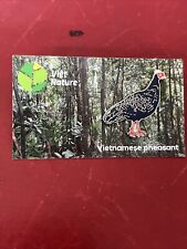 RSPB Pin Badge Viet Nature Vietnamese Pheasant