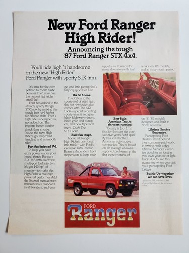 Vintage 1987 ford - ford, ranger
