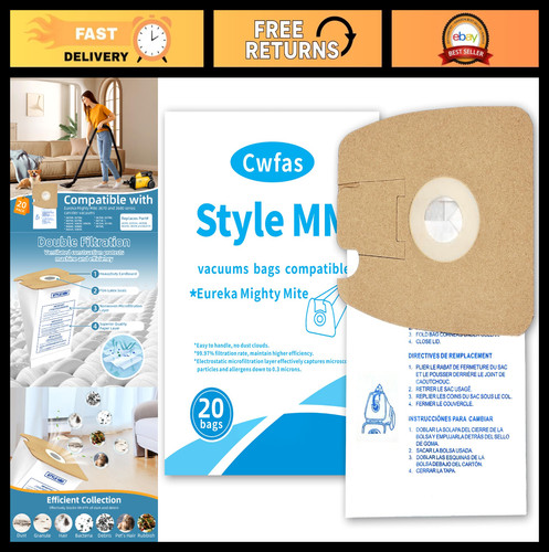 Pack vacuum bags for eureka - 20,