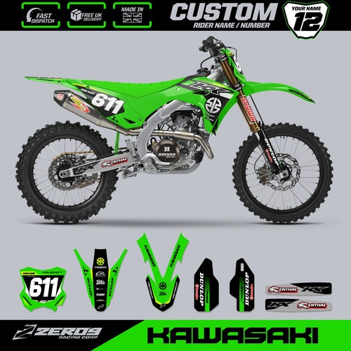 Kawasaki motocross graphics - kawasaki,