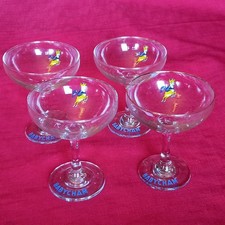 SET OF FOUR RETRO 1970s 'BABYCHAM' GLASSES
