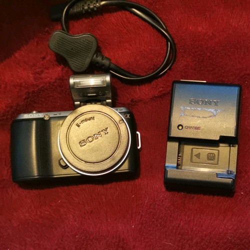 Sony alpha nex 2mp black - sony, 16.2mp
