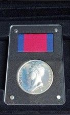 THE WATERLOO CAMPAIGN MEDAL SOLID SILVER made for the 200th ANNIVERSARY 2015.