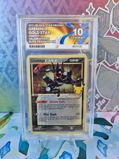 Low POP Ace 10 Greninja Gold Star Celebrations Promo Pokemon Card Gem Mint