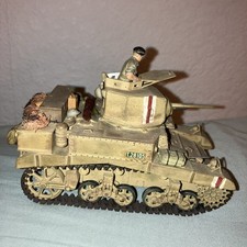model of a British M3 Stuart "Honey" light tank 1:35 With Commander