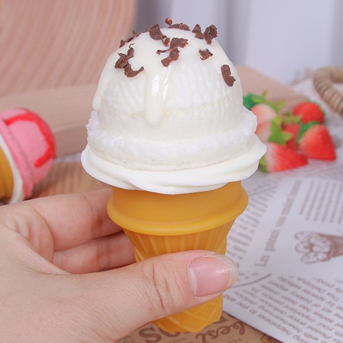 Non edible ice cream - ice,