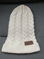 Genuine Super Dry Beanie One Size Cream Colour