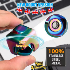 Alloy Cube Spinner Fidget