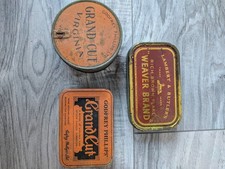 Vintage tobacco tins Bundle