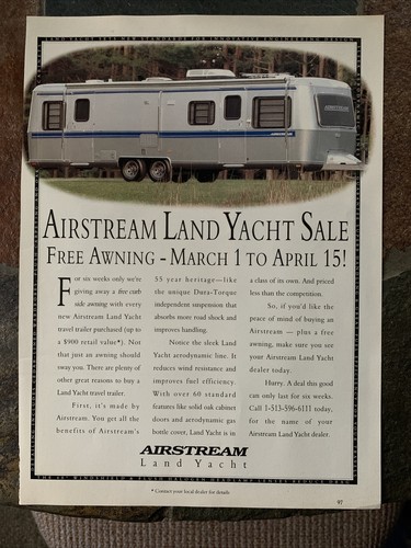 Airstream land yacht travel - yacht,