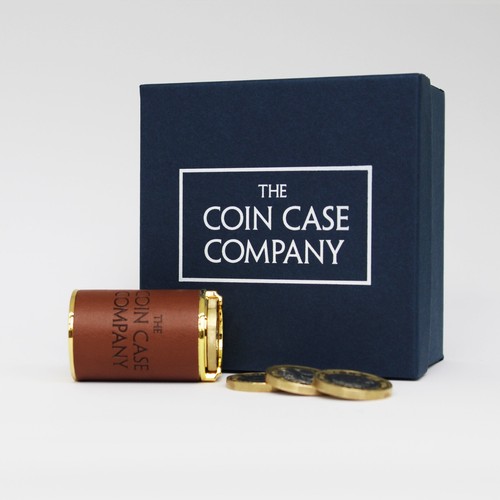 Leather one pound coin - pound,