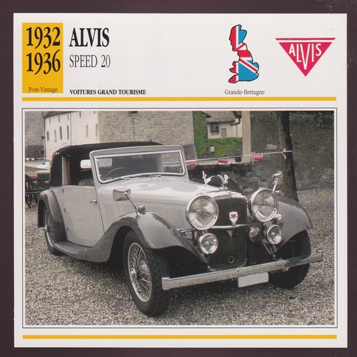 1932 1936 alvis speed - speed, 20
