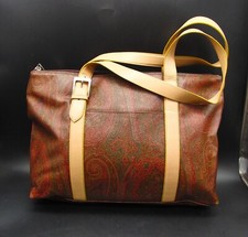 Etro Paisley Print Leather