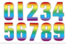 Rainbow Wheelie Bin Numbers