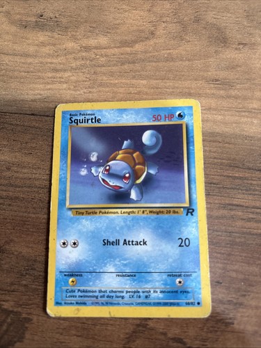 Squirtle pokemon card - squirtle,