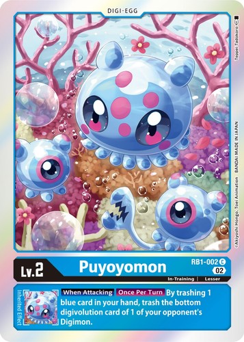 Digimon puyoyomon rb1 002 - digimon,